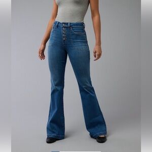 American Eagle Next Level Super High-waisted Flare Jean